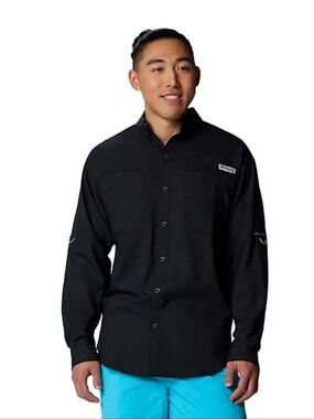 Columbia Sportswear Men Omni-Wick/Omni-Shade Tamiami II Long-Sleeve Button Down